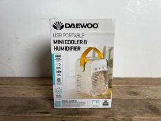 Daewoo USB Portable Mini Cooler & Humidifier