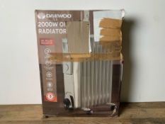 Daewoo 2000W Oil Radiator
