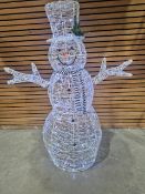 3D ACRYLIC LED SNOWMAN, ind/outd