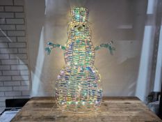 3D Snowman Holographic Light Up.