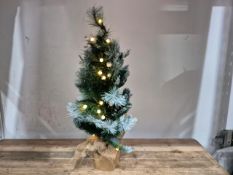 3ft Mixed Natural Tree In Burlap Bag