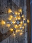 Stardust Hanging Snowflake 45cm