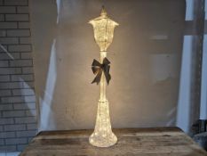 Led silver 4ft Lampost