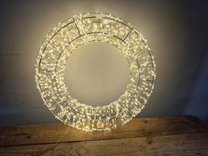 Led Wreath light, white