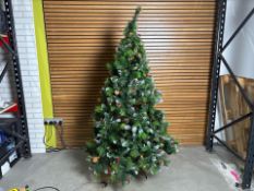 6FT Berry & Cone Frosted Pre-Lit Tree
