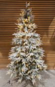 6.5FT Mixed Snowy Tree