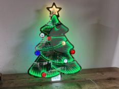 Christmas Tree Infinity Mirror Light