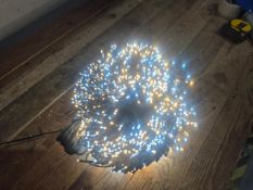 1000 Led cluster, mix warm & blue