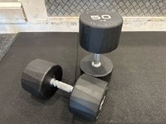 Pair Of 50KG Physical Dumbbells