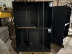 Tall Black Wood Unit - No Reserve