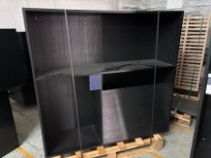 Black Wood Display Unit - No Reserve
