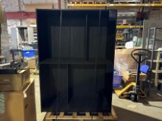 Tall Black Wood Unit - No Reserve