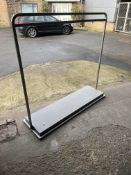 Single Grey Clothes Rail, No Reserve