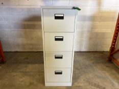 Grey Metal Filing Cabinet - No Reserve