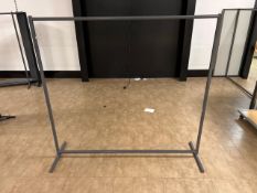 Steel Grey Metal Clothes Rail