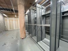 Six Bays Of Grey Boltless Racking
