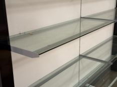 10x Glass And Metal shelves