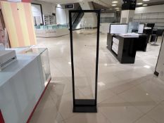 Black Metal Sign Display Stand