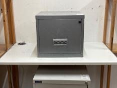 Grey Single Drawer Filing Cabinet