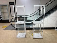 Four Tier Metal Display Unit x2