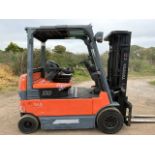 2007 Toyota 3 Tonne Electric Forklift, 7057 Hours, 4.6m Full Free Lift, Side Shift, Charger Included