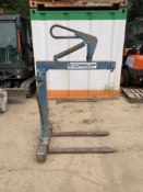 CONQUIP - CRANE FORKS MANUFACTURER: CONQUIP MODEL NO : CA103-02000 WORKING LOAD LIMIT : 2000KG