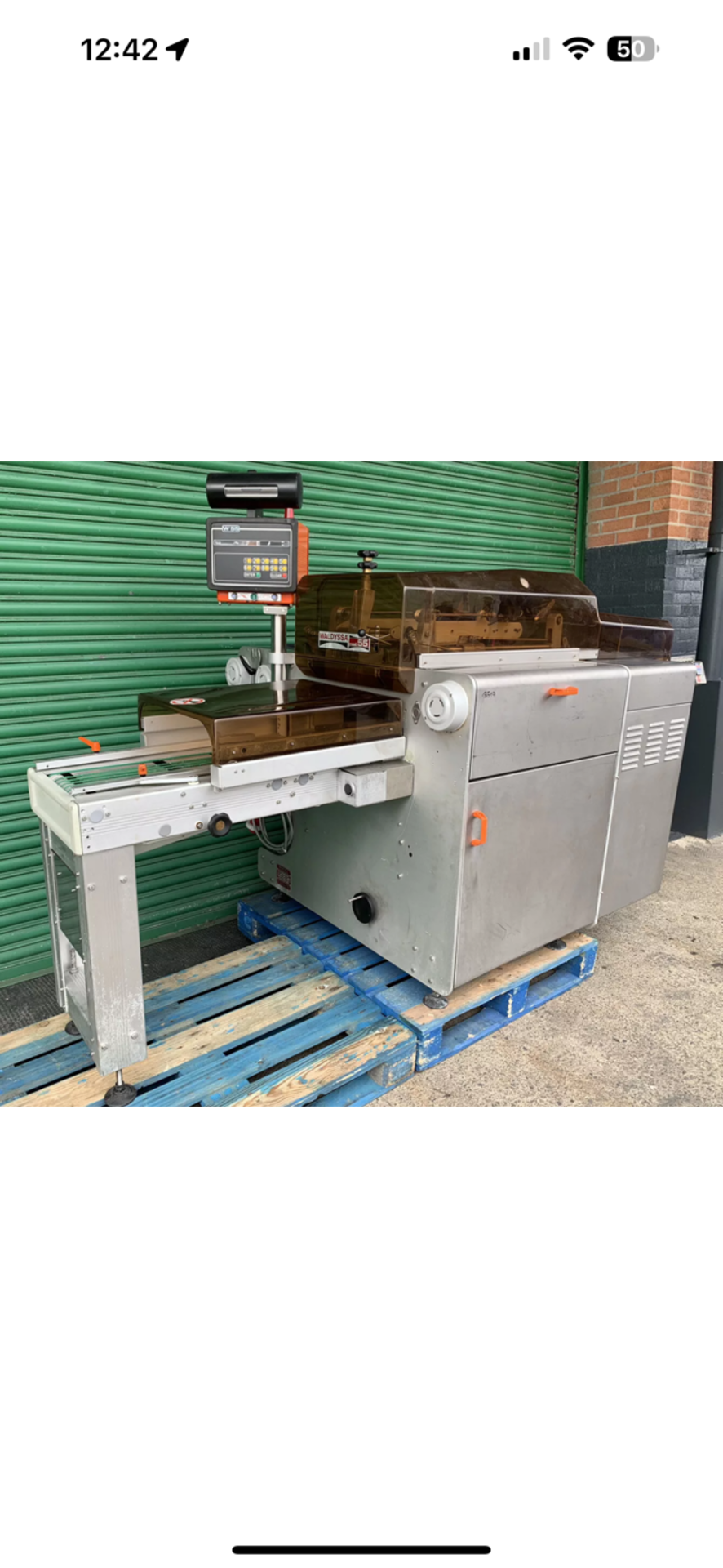 Waldys Waldyssa W55 Auto Stretch Food Tray Shrink Wrapper Wrapping Machine Swiss made Machine powers - Image 2 of 14