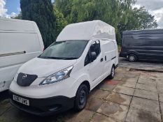 2017 Nissan NV200 Electric Reserve Reduced first registered 29th September 2017 MOT to 13th July