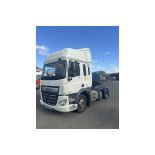 2018 - DAF CF 450 FTG Space Cab (Tractor Unit, EURO 6 - 544k km's) Colour - White Fuel type - Diesel