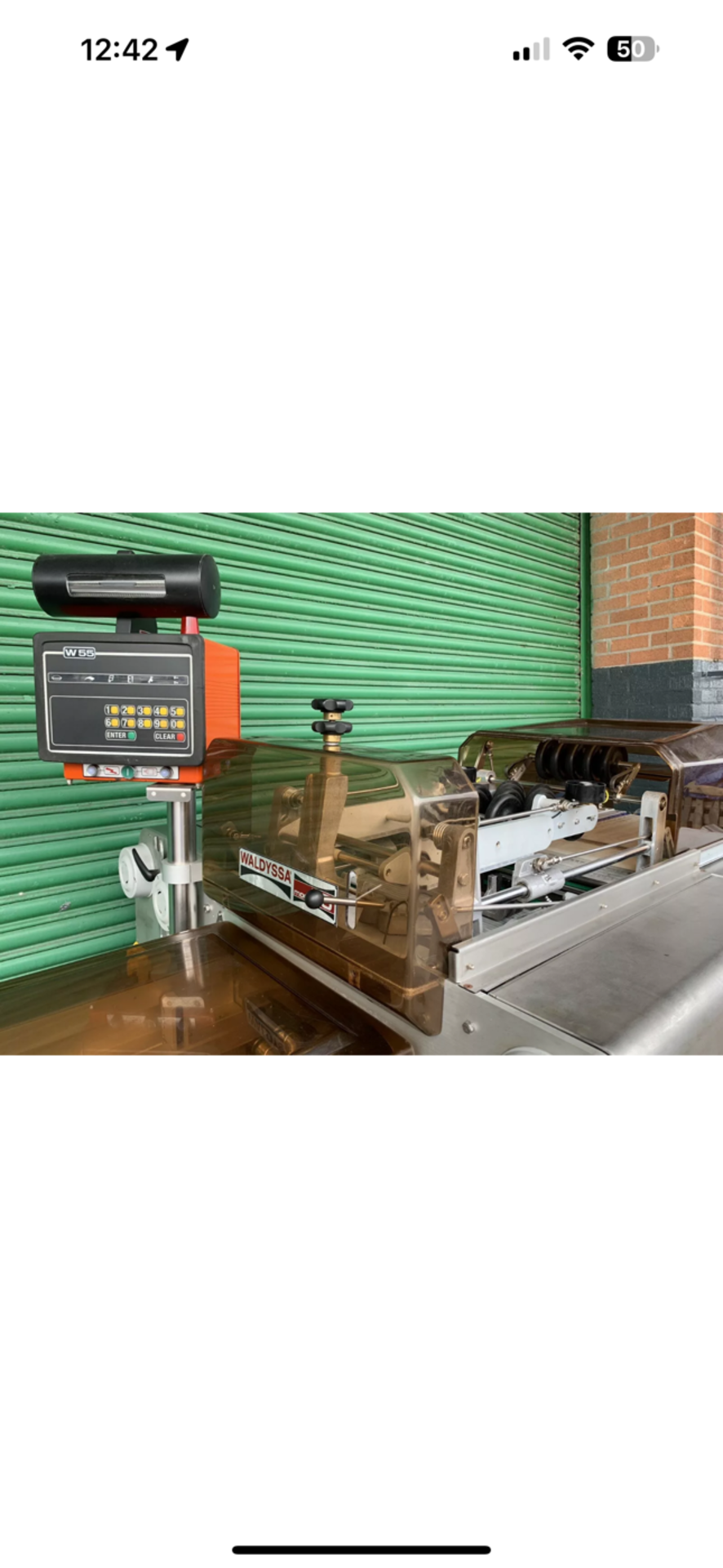 Waldys Waldyssa W55 Auto Stretch Food Tray Shrink Wrapper Wrapping Machine Swiss made Machine powers - Image 11 of 14