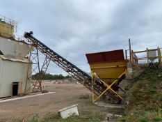 Hopper And Vertical Conveyor Approximate Dimensions:Height - 23M; Width - 400cm; Depth - 10m Ref