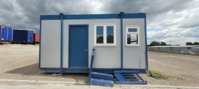 Portacabin depth - 293cm width - 500cm height - 272cm some repairs may be required to the roof a