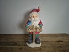 Santa Welcome Sign