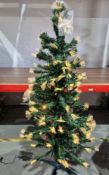 6ft Green Fibre Optic Tree With Stars