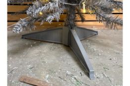 6FT Pre-Lit Pencil Tree Grey