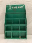 1950's Cities Service Road Maps Holder w/ Original Paint & Clover