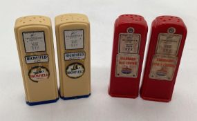 Richfield and Red Crown Gas Pump Salt & Pepper Shakers