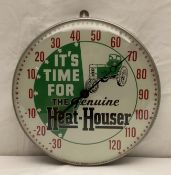 Genuine Heat-Houser Pam Thermometer w/ Green Tractor