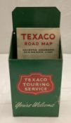 1940's Texaco Touring Service Map Holder w/ Map