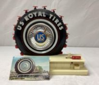 1964 New York World's Fare U.S. Royal Giant Tire and Postcard
