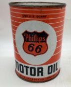 Phillips 66 Motor Oil Quart Oil Can
