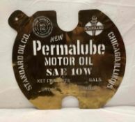 Brass Standard Permalube Barell Stencil