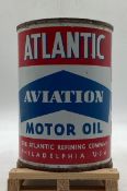 Atlantic Aviation Quart Oil Can