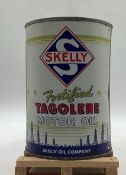 Skelly Fortified Tagoline Quart Oil Can
