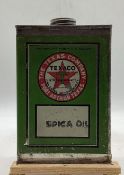 1920's One Gallon Green Texaco Oil Can