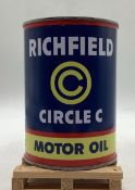 Richfield Circle C Quart Oil Can
