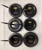 6 Goodyear Tire Desk Pen Set