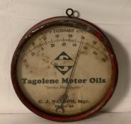 1920's Skelly Tagolene Thermometer
