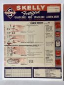 Skelly Lube Chart Poster