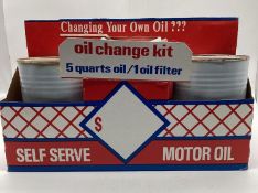 Skelly Six Pack Tagolene Motor Oil w/ Carrier